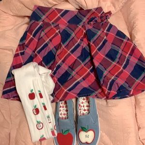 Girls apple Gymboree 🍎 set